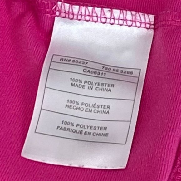 (4-124) Puma Sport Life Style Hot Pink and Blue Zipper Track Sweater - Picture 5 of 13